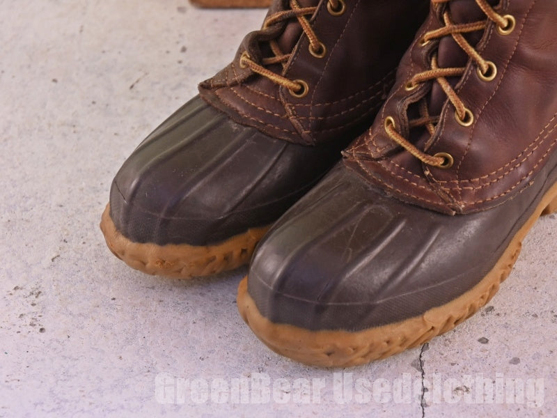 USA製 L.L.Bean ビンテージ ビーンブーツ 筆記体タグ 茶 レディース 23cmくらい C286