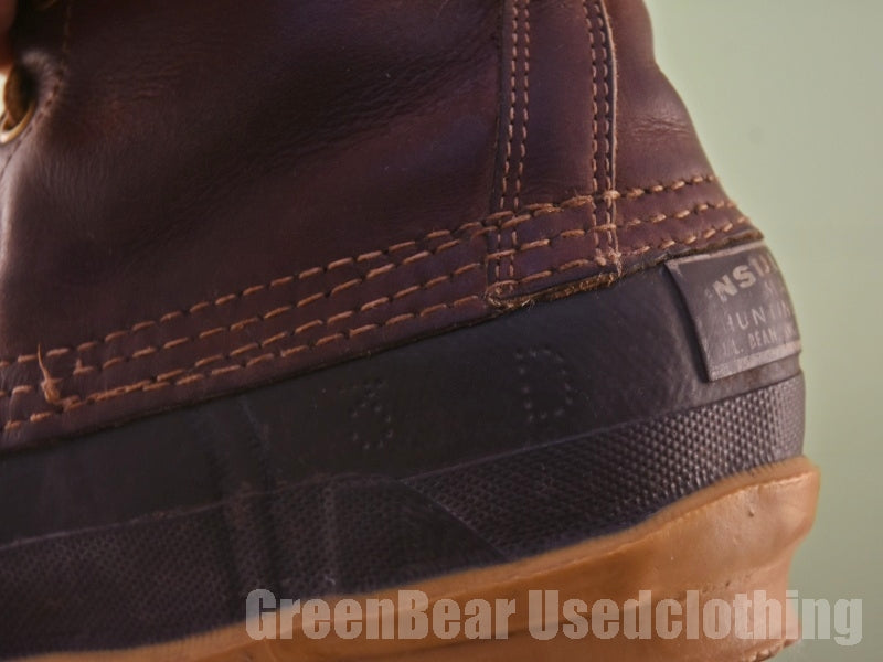 USA製 L.L.Bean ビンテージ ビーンブーツ 筆記体タグ 茶 レディース 23cmくらい C286