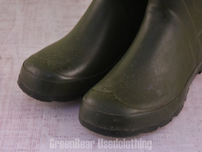 E641 USA製 L.L.Bean ビンテージ レインブーツ 緑 メンズ 8 26cm