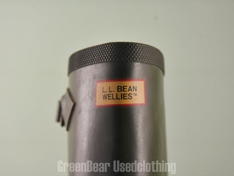 E641 USA製 L.L.Bean ビンテージ レインブーツ 緑 メンズ 8 26cm