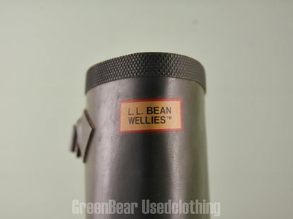 E641 USA製 L.L.Bean ビンテージ レインブーツ 緑 メンズ 8 26cm