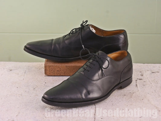 イギリス製 The Cobbler ビンテージ ビジネスシューズ ストレートチップ 黒 メンズ 25.5～26cmくらい C296