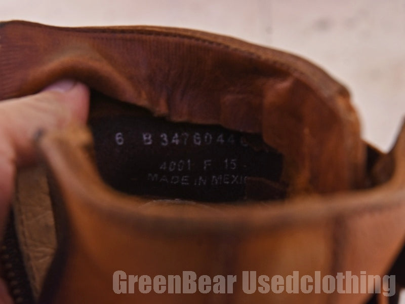 メキシコ製 FRYE エンジニアブーツ 茶 レディース 6B 23cm C297
