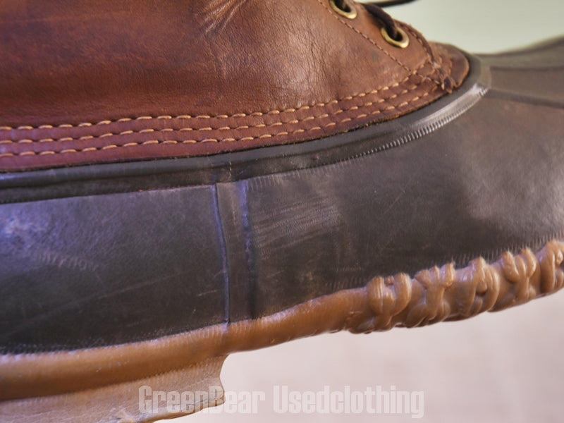 E672 USA製 L.L.Bean ビンテージ ビーンブーツ ワイズ太め 茶 メンズ 11W 29cm