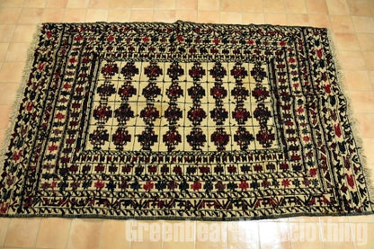 RAGS003 トライバルラグ 187cm×122cm アフガンキリム 手織り