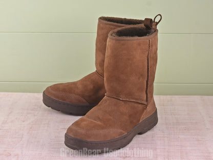 E102 メンズ L.L.Bean ムートンブーツ 茶 25cmくらい
