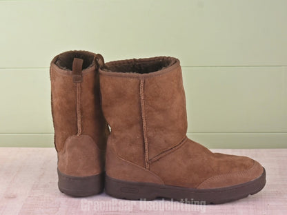E102 メンズ L.L.Bean ムートンブーツ 茶 25cmくらい