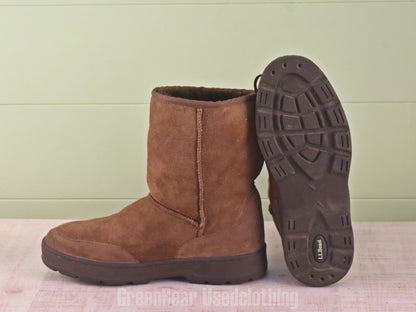 E102 メンズ L.L.Bean ムートンブーツ 茶 25cmくらい