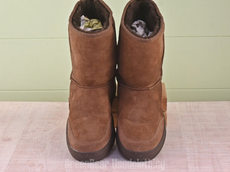 E102 メンズ L.L.Bean ムートンブーツ 茶 25cmくらい