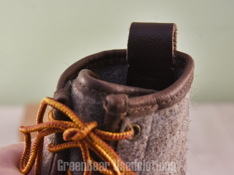 E706 USA製 L.L.Bean ビーンブーツ フェルト グレー メンズ 25.5cmくらい
