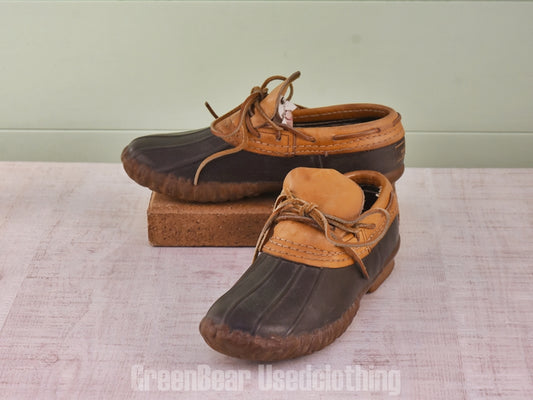 E710 USA製 L.L.Bean ビンテージ ビーンブーツ 茶 レディース L7 24cm