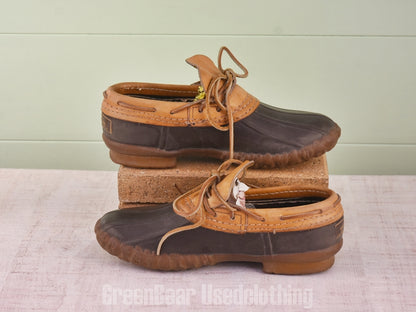 E710 USA製 L.L.Bean ビンテージ ビーンブーツ 茶 レディース L7 24cm