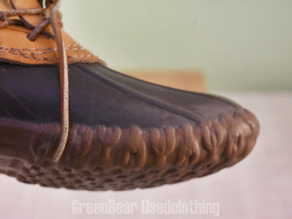 E710 USA製 L.L.Bean ビンテージ ビーンブーツ 茶 レディース L7 24cm