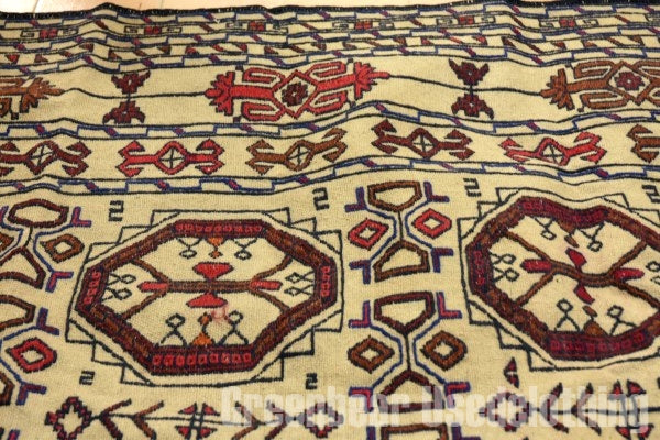 RAGS038 トライバルラグ 187cm×122cm アフガンキリム 手織り