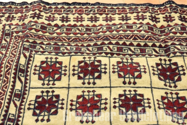 RAGS039 トライバルラグ 184cm×130cm アフガンキリム 手織り