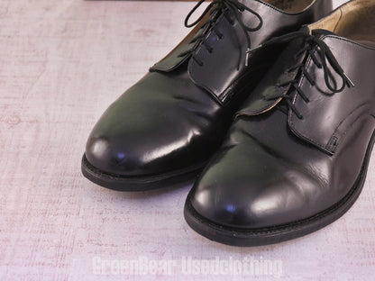 E720 USA製 WOLVERINE WORLD WIDE INC ビンテージ 米軍サービスシューズ 黒 メンズ 9.5W 27.5cm
