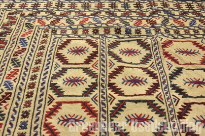 RAGS050 トライバルラグ 175cm×121cm アフガンキリム 手織り