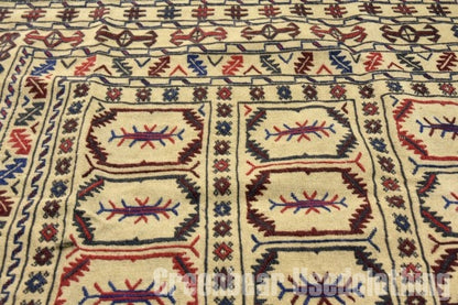 RAGS051 トライバルラグ 181cm×120cm アフガンキリム 手織り