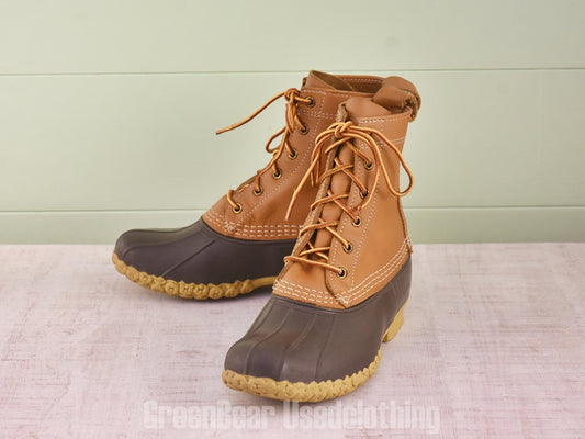 E733 USA製 L.L.Bean ビーンブーツ 茶 レディース 7M 24cm