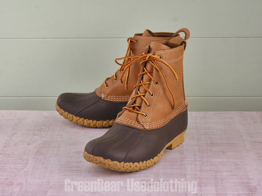 E737 USA製 L.L.Bean ビーンブーツ 茶 メンズ W9W 27cm