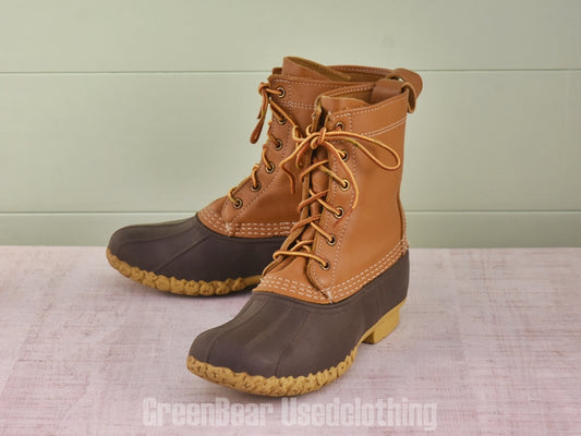 E758 USA製 L.L.Bean ビーンブーツ 茶 レディース 24～24.5cmくらい