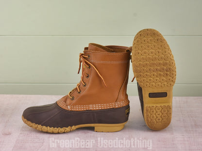 E758 USA製 L.L.Bean ビーンブーツ 茶 レディース 24～24.5cmくらい