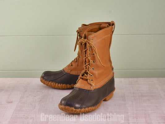 E759 USA製 L.L.Bean ビンテージ ビーンブーツ 茶 メンズ 9LM 27cm