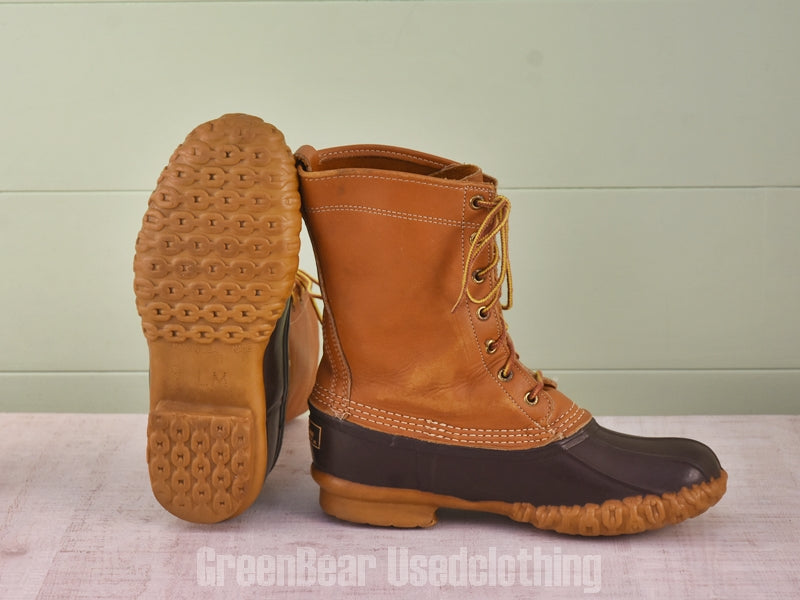 E759 USA製 L.L.Bean ビンテージ ビーンブーツ 茶 メンズ 9LM 27cm