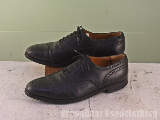 フランス製 J.M.Weston ビンテージ ビジネスシューズ ストレートチップ 黒 メンズ 9E 27cm Z481
