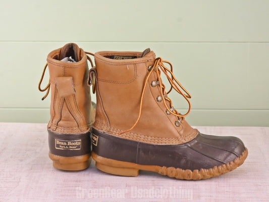 E213 USA製 L.L.Bean ビンテージ ビーンブーツ 茶 メンズ 9LM 26cm