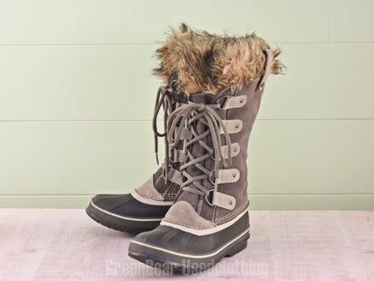 E231 レディース SOREL スノーブーツ グレー 25cm