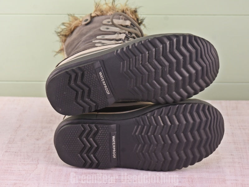 E231 レディース SOREL スノーブーツ グレー 25cm
