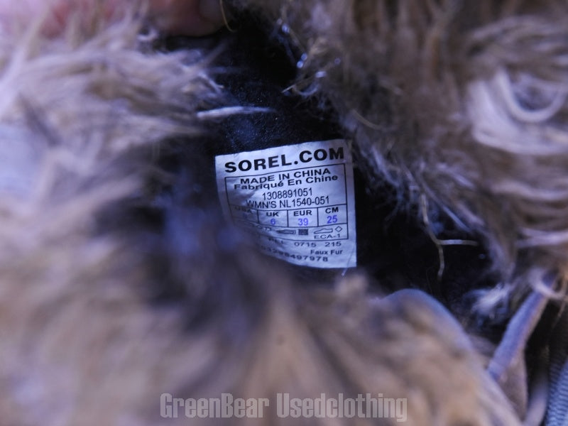 E231 レディース SOREL スノーブーツ グレー 25cm