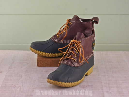 E242 USA製 L.L.Bean ビーンブーツ 茶 レディース 8M 26cm