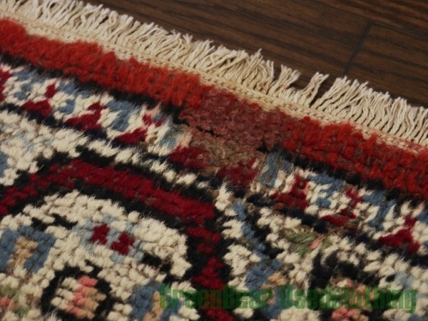RAGQ036 ビンテージトライバルラグ ウール絨毯 139cm×67cm