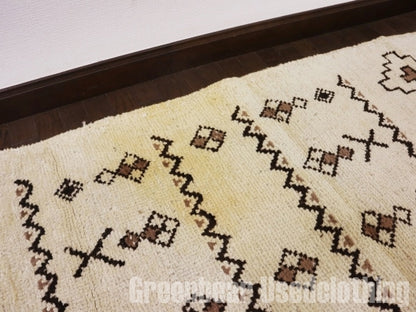 RAGQ083 ビンテージトライバルラグ ウール絨毯 167cm×95.5cm