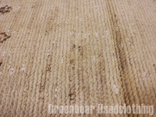 RAGQ116 ビンテージトライバルラグ ウール絨毯 128cm×70cm
