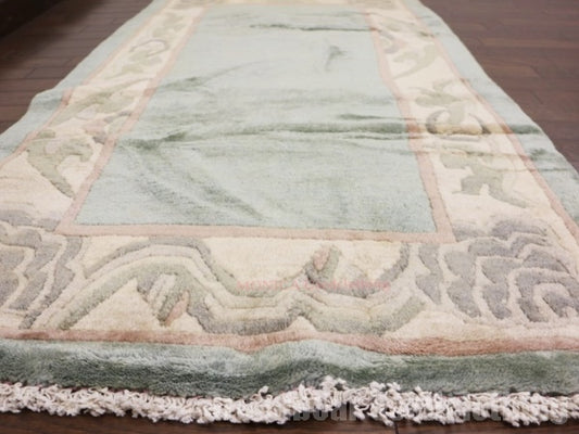 RAGL255 ビンテージトライバルラグ ウール絨毯 132cm×71cm