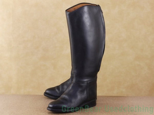 M840 ビンテージ CAVALLO 高級ジョッキーブーツ 黒 キッズ 22cm