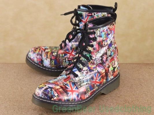 Q473 ARIZONA レディースブーツ マルチカラー 24cm